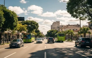 Qual é a distância entre Manaus e Santarém?